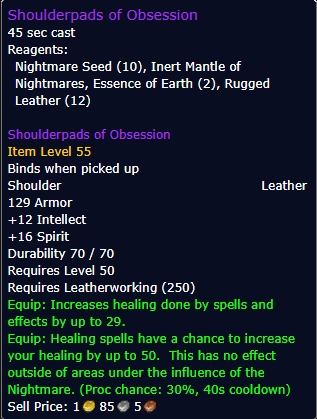 Shoulderpads of Obsession